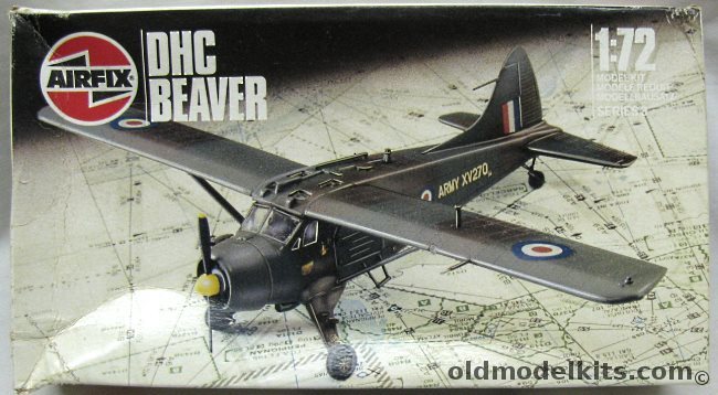 Airfix 1/72 DHC-2 Beaver USAF or RAF Floats/Skis/Wheels, 03017 plastic model kit